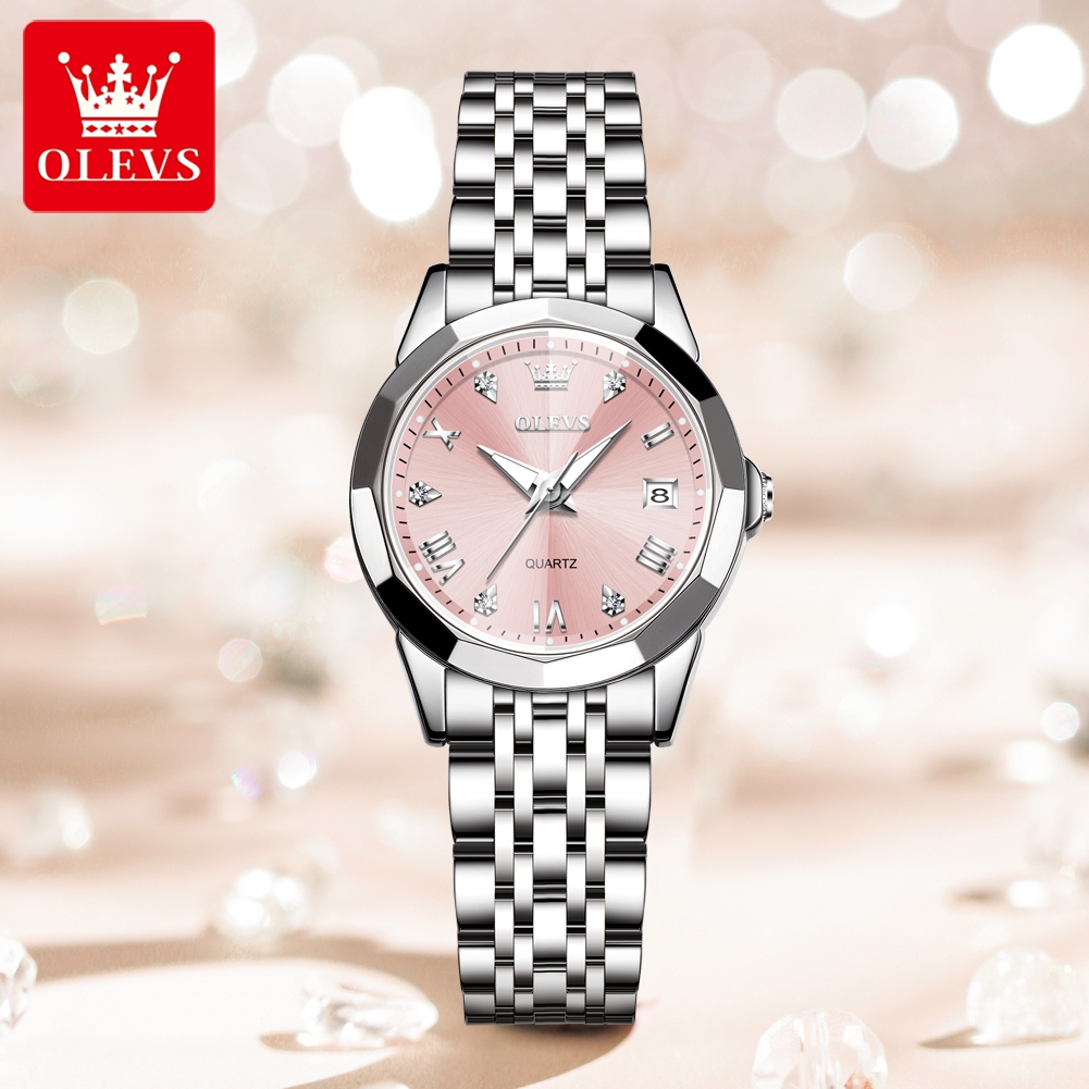 Waterproof Diving Watch - ساعة OLEVS 9931 أصلية للنساء عالية