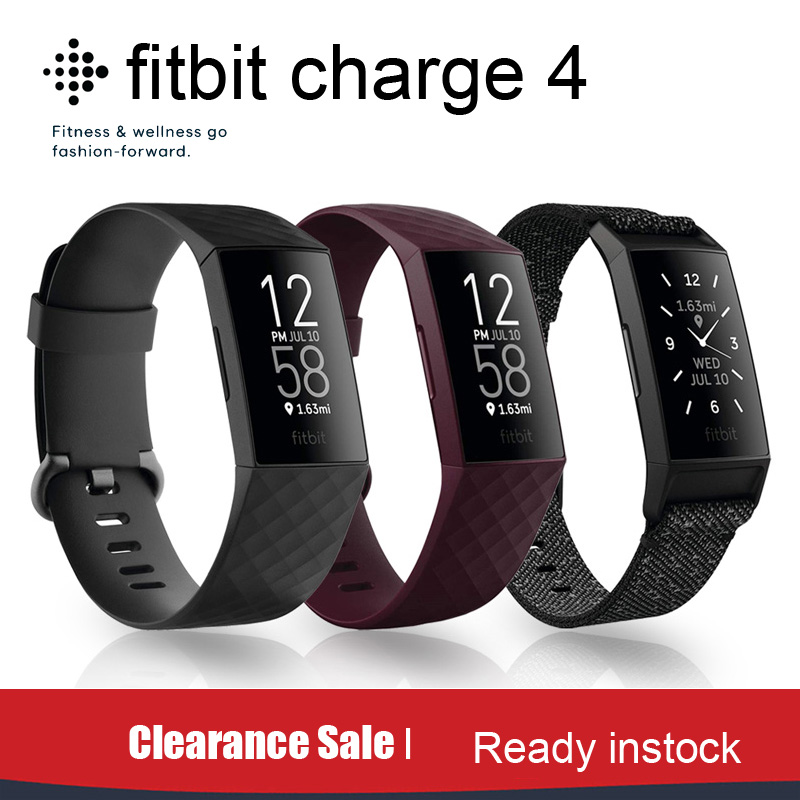 Smartwatch Watches Digital - الأصلي Fitbit شاحن 4 سوار ساعة