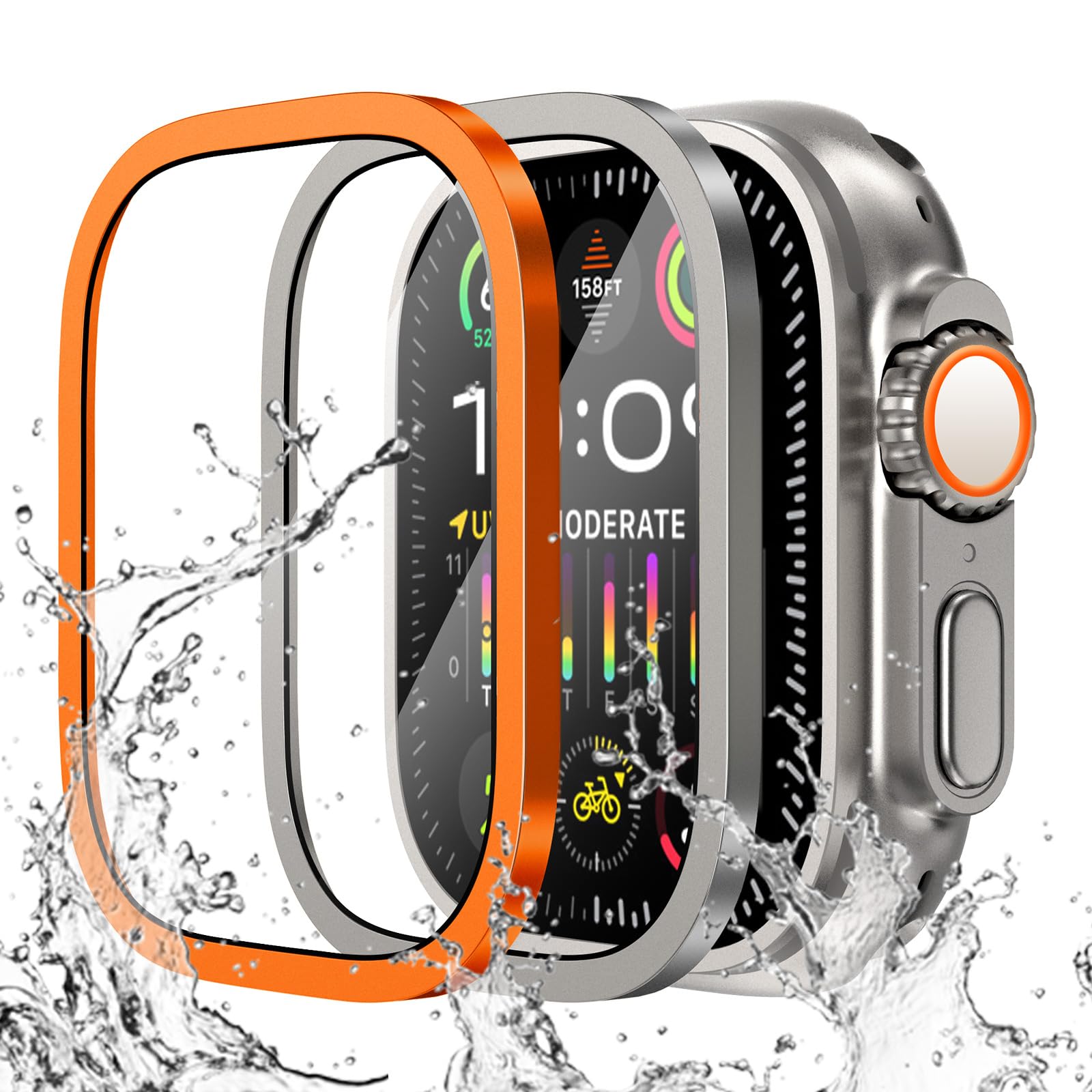 Smartwatch Watches Gift For Men - زجاج مقسى لساعة أبل الترا 49