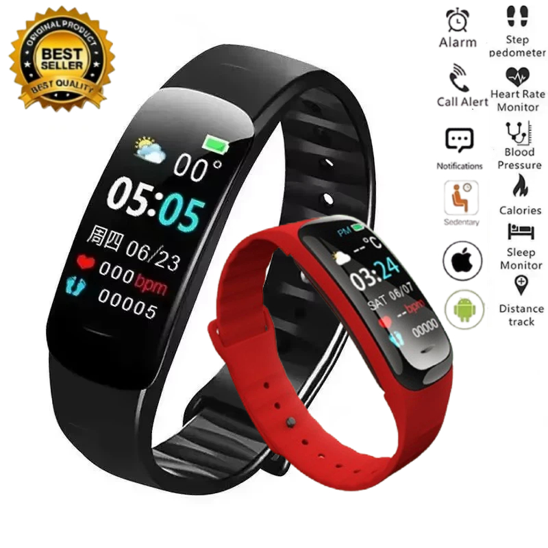 Smartwatch Sports Watches For Women - ساعة ذكية C1 Plus لتتبع اللياقة
