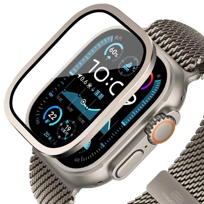Smartwatch Watches Gift For Men - زجاج مقسى لساعة أبل الترا 49