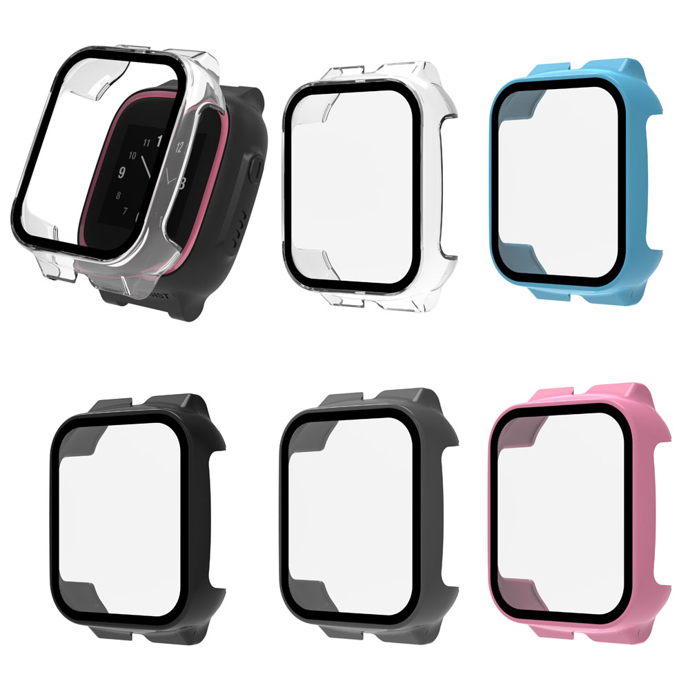 Smartwatch Watches For Kids - حافظة إطار زجاجي لشاشة كاملة بحافة