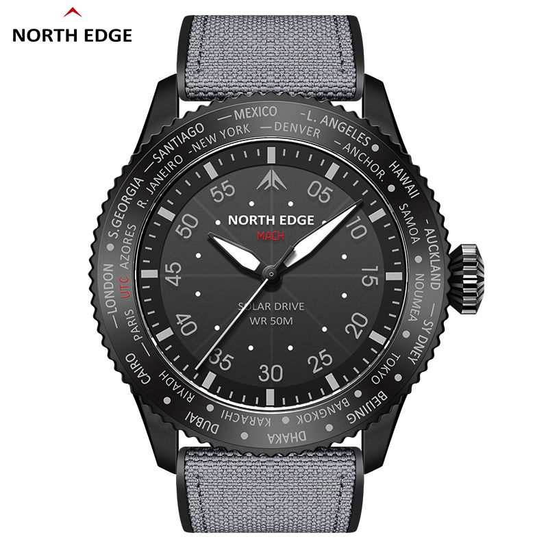 Solar Powered Watch - ساعة يد NORTH EDGE 2024 MACH