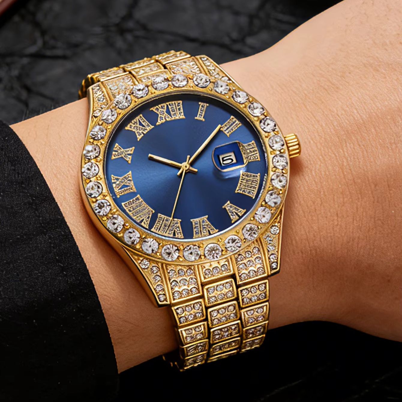 مجموعة من 5 قطع تتضمن ساعة يد  - مراجعة Smartwatch Watches Gift For Men وسعره