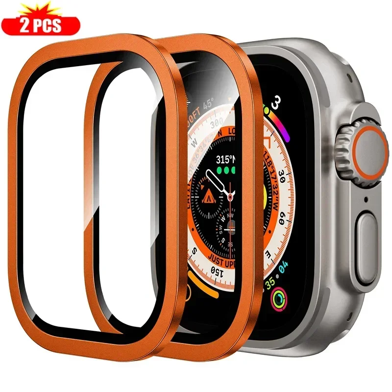 2 قطعة إطار معدني من التيتانيو - مراجعة Smartwatch Watches Gift For Men وسعره