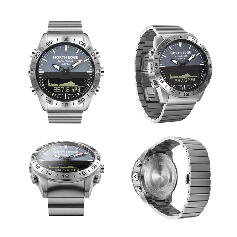 ساعة غوص رجالية تناظرية ورقمية - مراجعة Waterproof Diving Watch وسعره