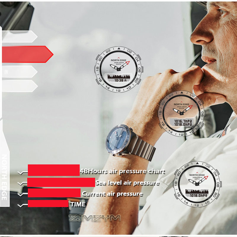 ساعة غوص رجالية تناظرية ورقمية - مراجعة Waterproof Diving Watch وسعره