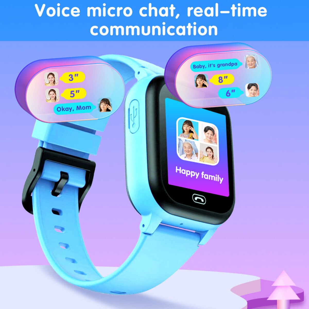 ساعة ذكية رياضية خارجية للأطفا - مراجعة Smartwatch Watches For Kid Boy Waterproof وسعره