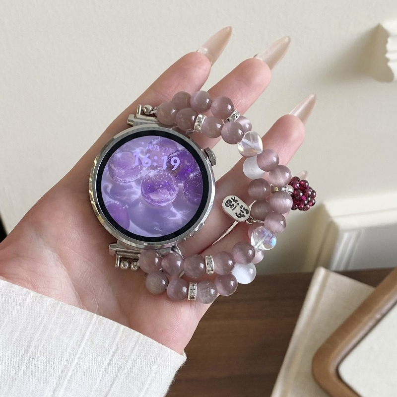 سوار معدني أنيق بلون أرجواني ب - مراجعة Smartwatch Purple Watches For Women وسعره