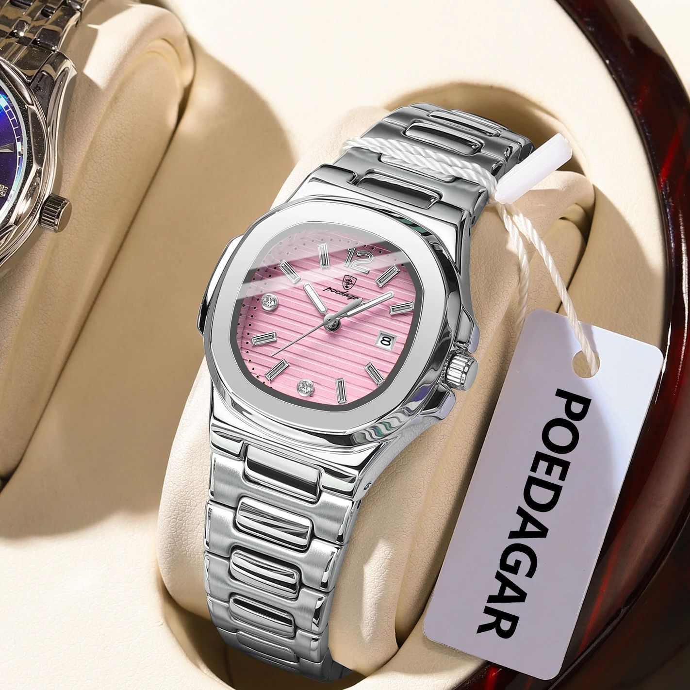 POEDAGAR ساحة أزياء المرأة ساع - مراجعة Waterproof Diving Watch وسعره
