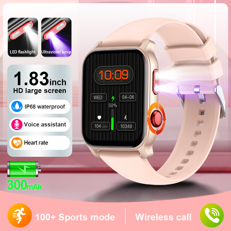 ساعة ذكية فائقة النحافة من LIG - مراجعة Smartwatch Purple Watches For Women وسعره