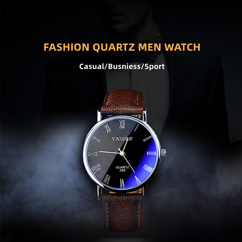 ساعات يازول الكوارتز البسيطة ل - مراجعة Smartwatch Watches Gift For Men وسعره