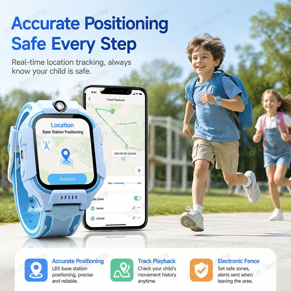 ساعة ذكية جديدة للأطفال 2027 ت - مراجعة Smartwatch Watches For Kid Boy Waterproof وسعره