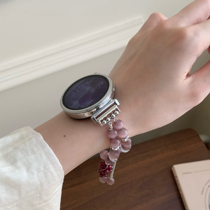 حزام أنيق وعصري من الخرز الأرج - مراجعة Smartwatch Purple Watches For Women وسعره