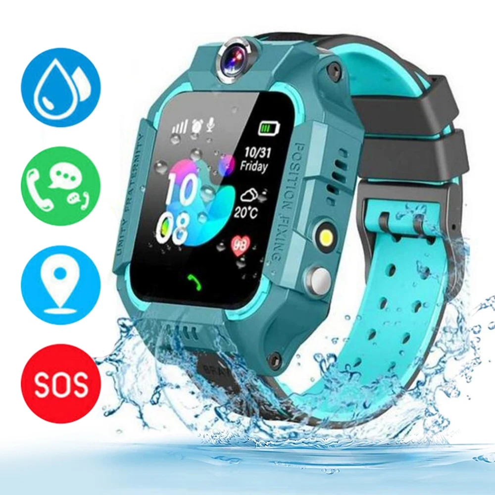 جديد أطفال 2G ساعة ذكية SOS LB - مراجعة Smartwatch Watches Digital وسعره
