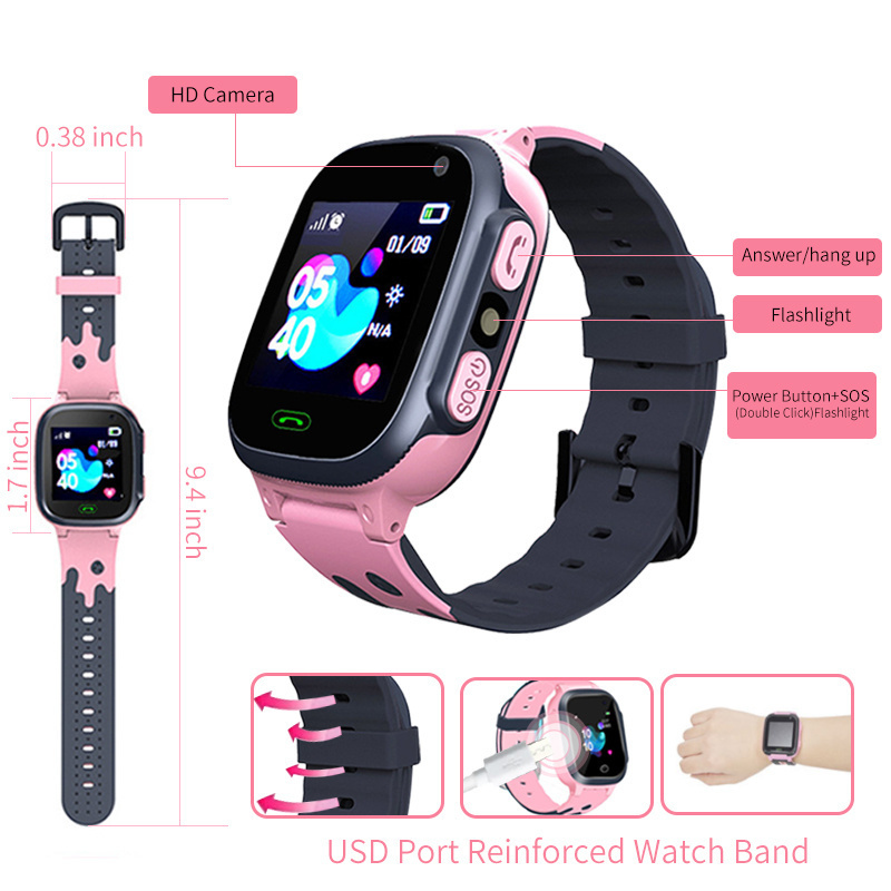 ساعة ذكية للأطفال مقاومة للماء - مراجعة Smartwatch Watches Digital وسعره