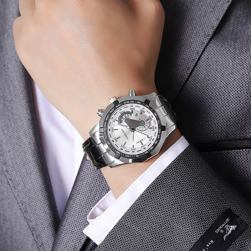ساعات كوارتز رجالية مع تقويم،  - مراجعة Smartwatch Watches Gift For Men وسعره