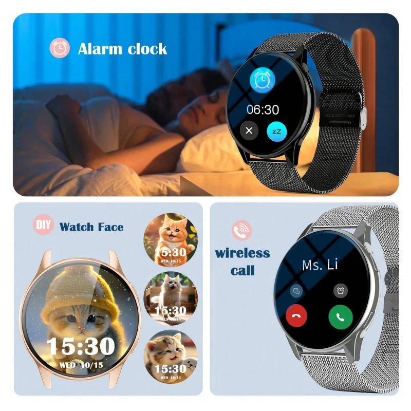ساعة ذكية متعددة الوظائف مع مي - مراجعة Smartwatch Watches Digital وسعره