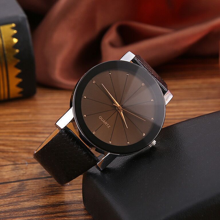 موضة عادية الرجال الساعات السو - مراجعة Solar Powered Watch وسعره