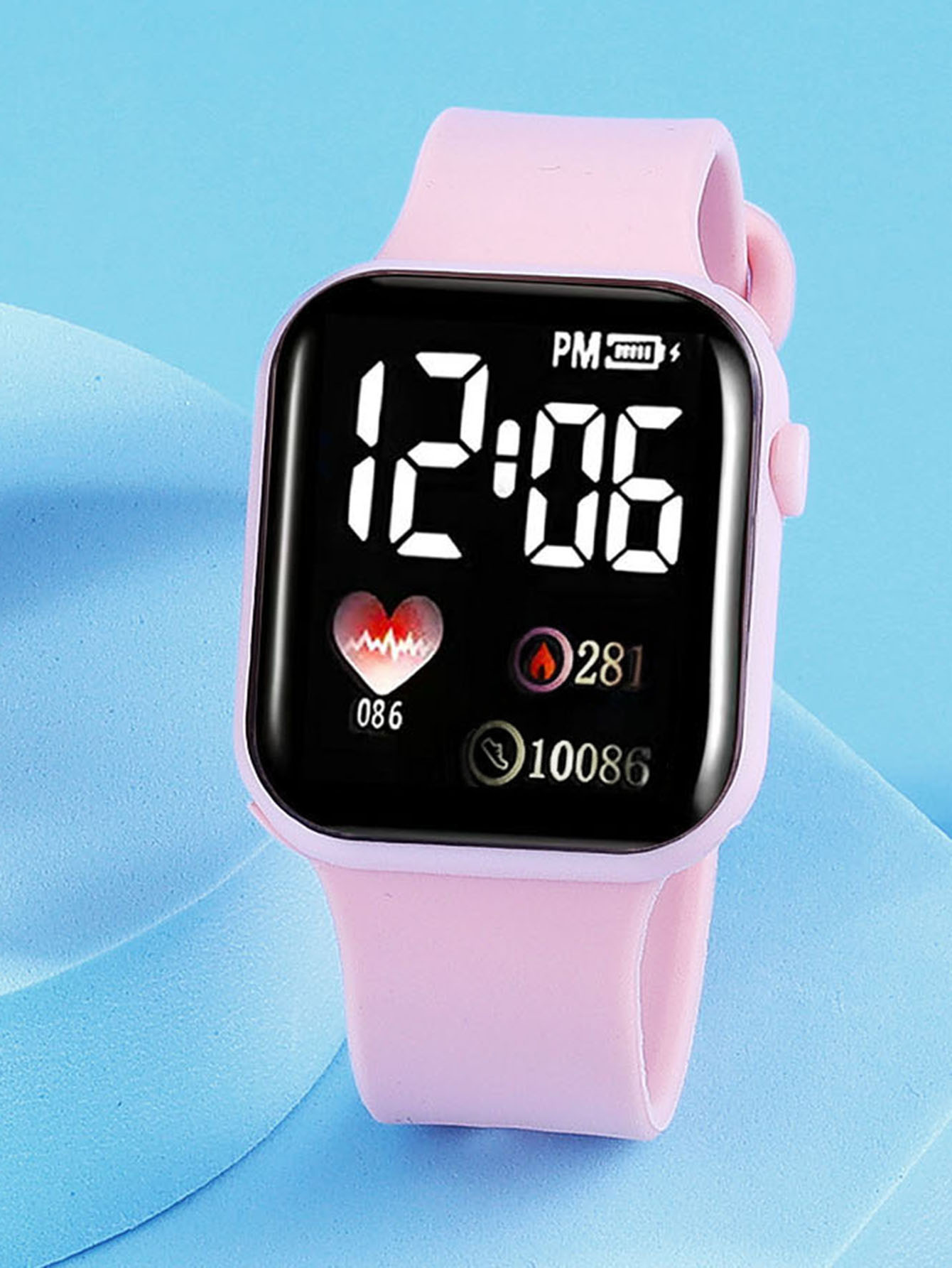 ساعة إلكترونية مربعة من السيلي - مراجعة Smartwatch Watches Digital وسعره
