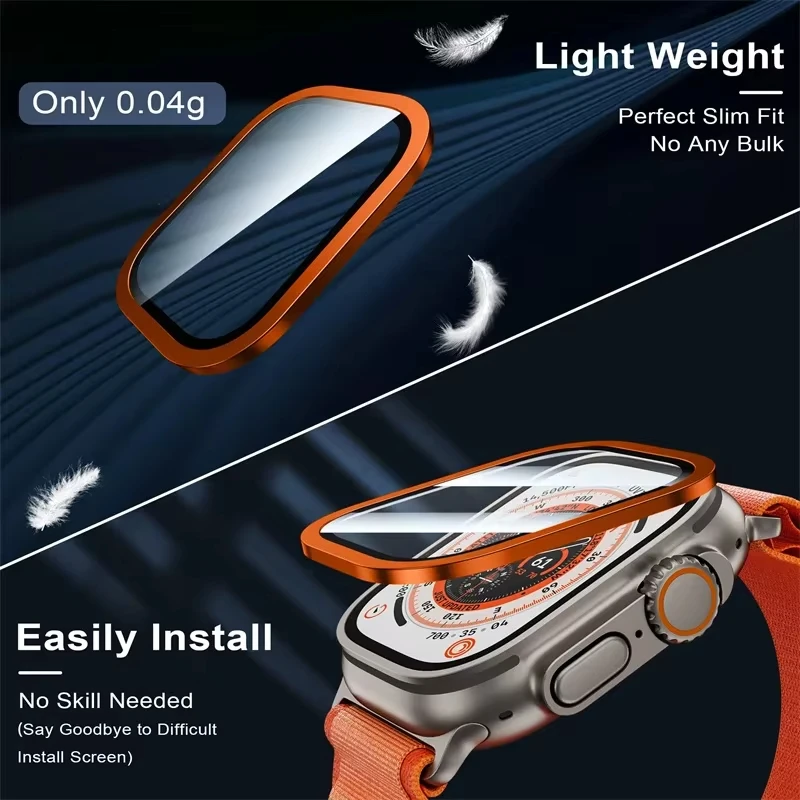 زجاج مقسى لساعة أبل الترا 49 م - مراجعة Smartwatch Watches Gift For Men وسعره