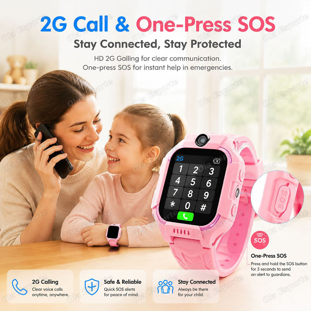 ساعة ذكية جديدة للأطفال بتقنية - مراجعة Smartwatch Watches For Kid Boy Waterproof وسعره