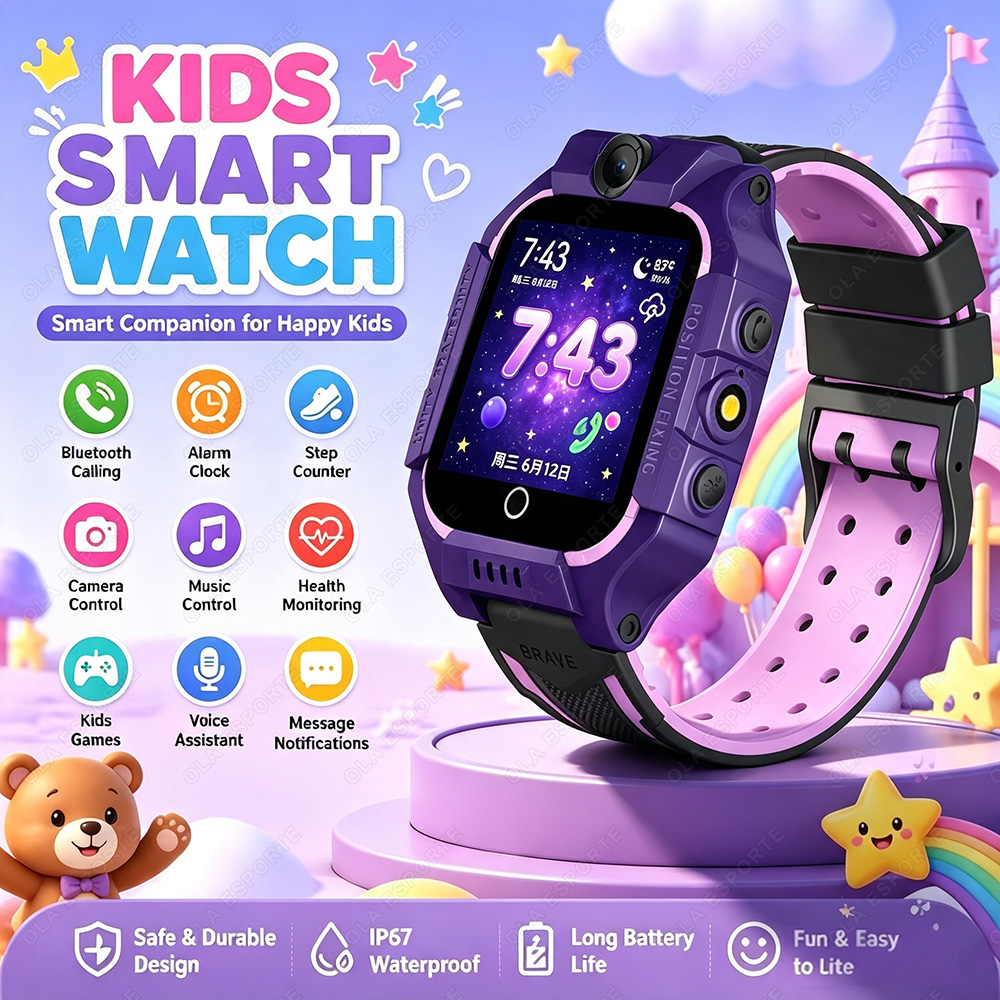 ساعة ذكية جديدة للأطفال 2027 ت - مراجعة Smartwatch Watches For Kid Boy Waterproof وسعره