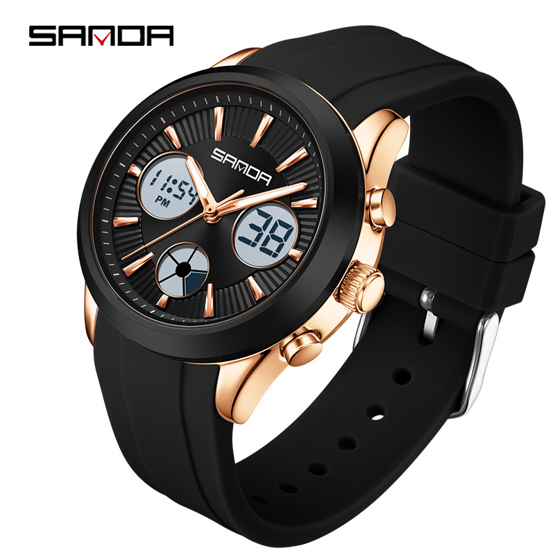 ساعة إلكترونية من ساندا مضيئة  - مراجعة Smartwatch Sports Watches For Women وسعره