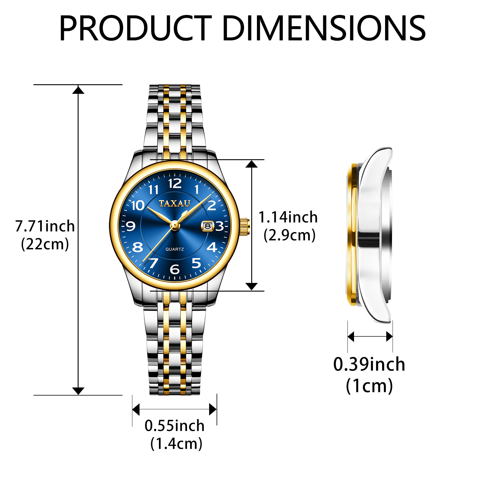 تاكاو-ساعة كوارتز نسائية مقاوم - مراجعة Waterproof Diving Watch وسعره