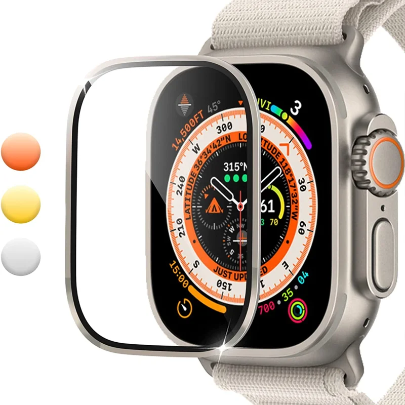 طبقة من الزجاج المقسى لساعة أب - مراجعة Smartwatch Watches Gift For Men وسعره