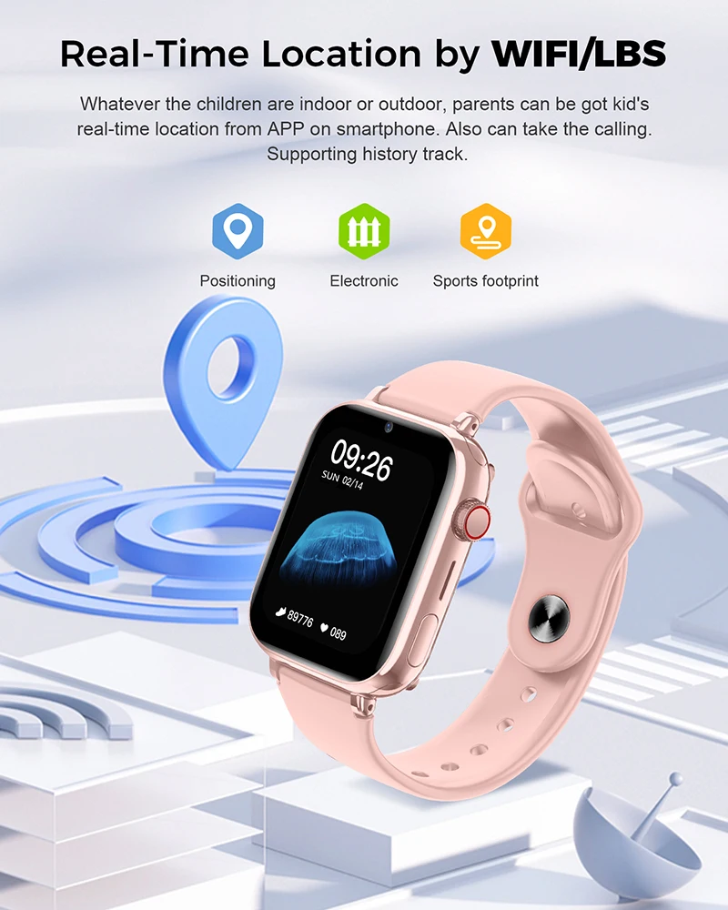 2025 ساعة ذكية للأطفال LBS الم - مراجعة Smartwatch Watches For Kid Boy Waterproof وسعره