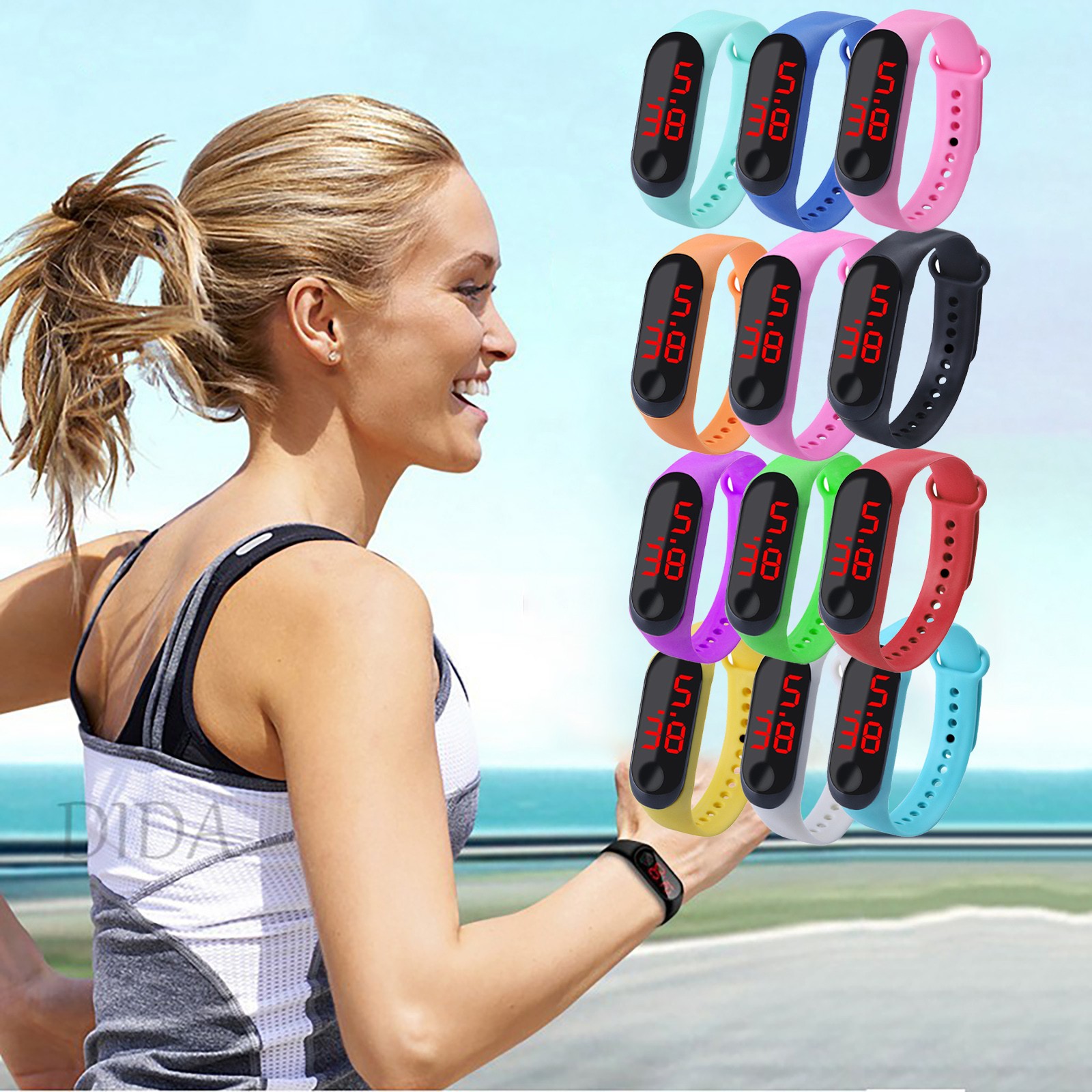 الرياضة في الهواء الطلق سوار س - مراجعة Smartwatch Watches Digital وسعره