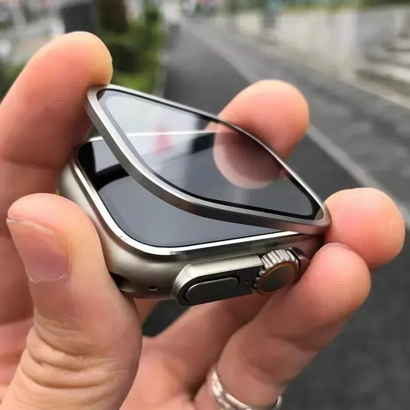 Aluminium Alloy Case+Tempered  - مراجعة Smartwatch Watches Gift For Men وسعره