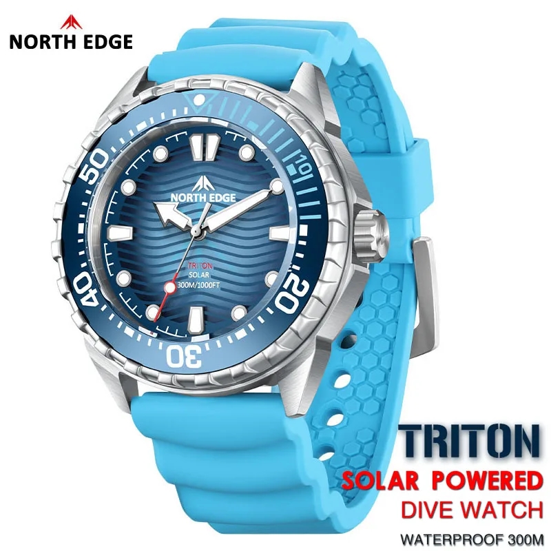 NORTH EDGE 2025 جديد تريتون تع - مراجعة Solar Powered Watch وسعره